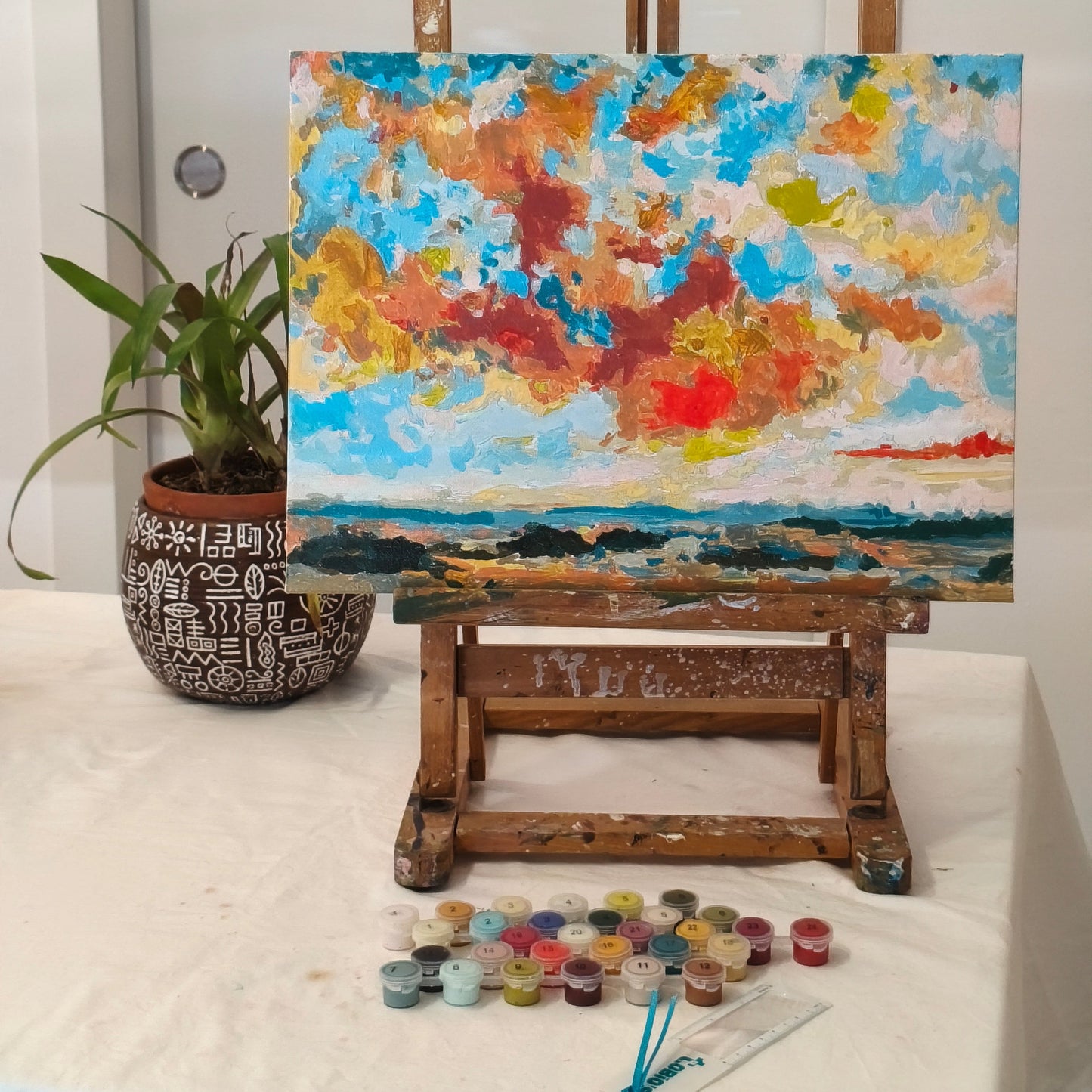 Open Lucht - Schilderen Op Nummer Kit