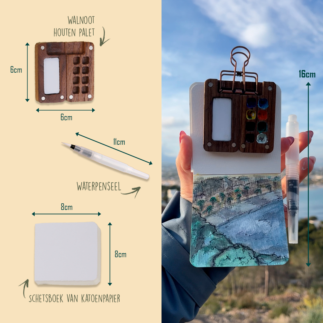 Tobios™ Mini Aquarelset