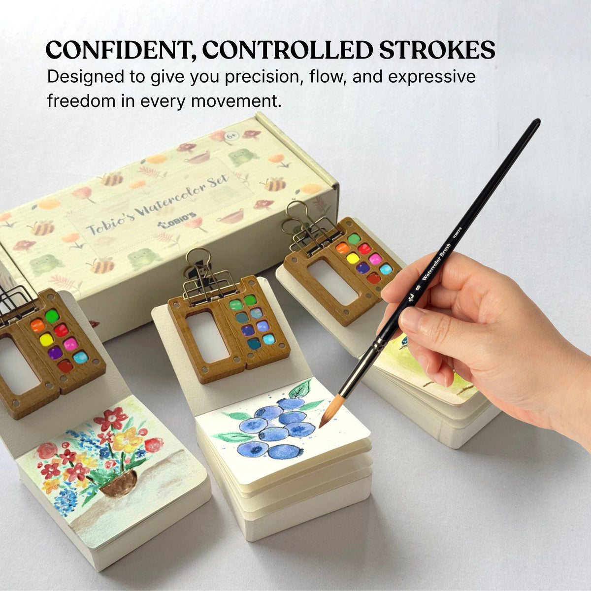 Tobio’s Artist Brush Set (12 Pcs)