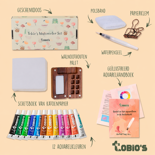 Tobios™ Mini Aquarelset