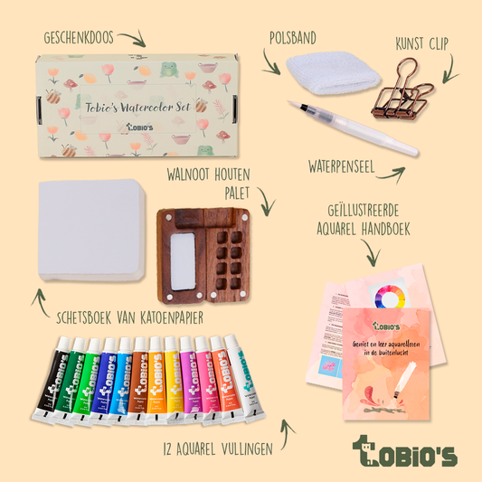 Tobios™ Mini Aquarelset