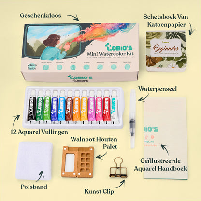 Tobios™ Mini Aquarelset