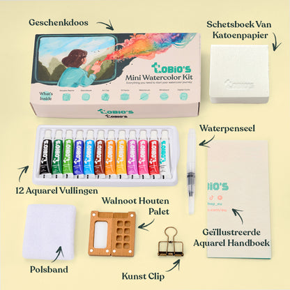 Tobios™ Mini Aquarelset