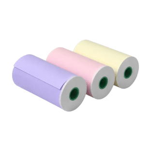 3 gekleurde stickerrollen