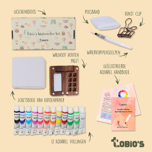 Tobios™ Mini Aquarelset